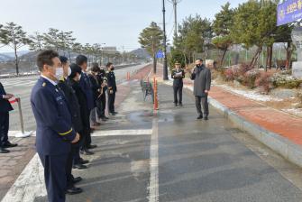 2022년 12월 16일 공주시 의용소방대 연합회 화재예방 캠페인 및 공덕비 제막식 이미지