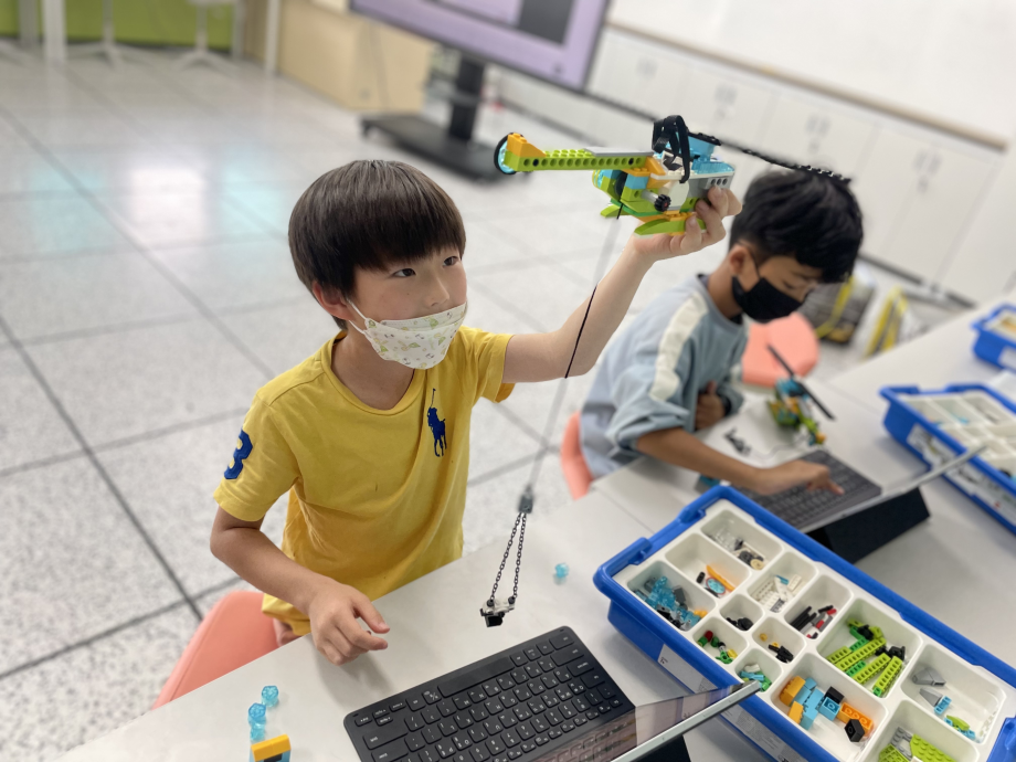 2023 사곡면 상반기 프로그램 "호계초 레고코딩" 이미지