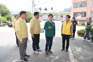 2023년 7월 21일 김태흠 충청남도지사 수해피해 현장 방문 [옥룡동]